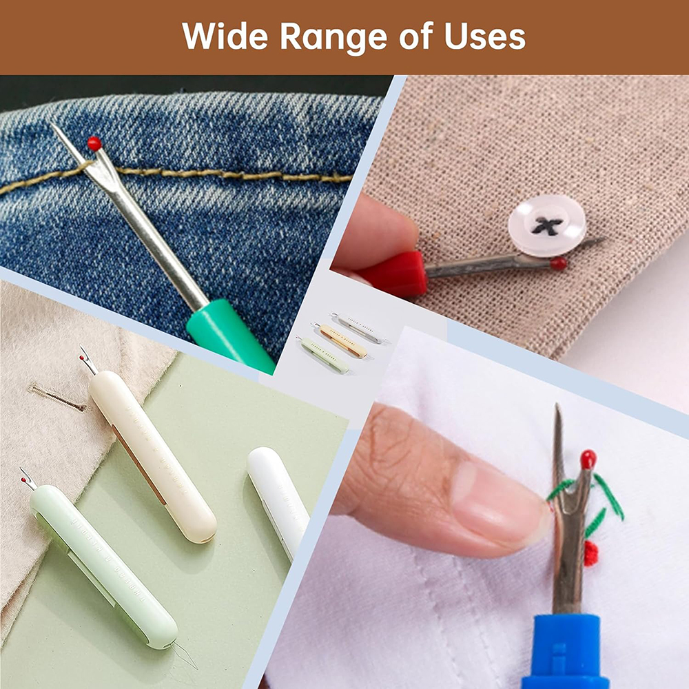 2 in 1 Needle Threader Seam Ri - Embroidery Removal Tool のレビューと価格