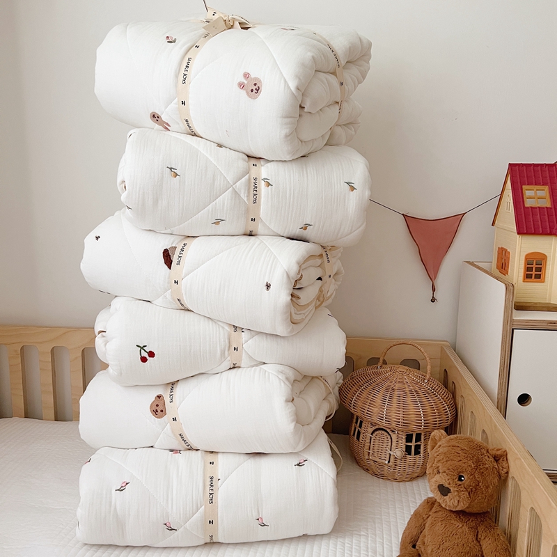 Baby Winter Quilt Kids Cotton  - Embroidery Quilt Cover のレビューと価格