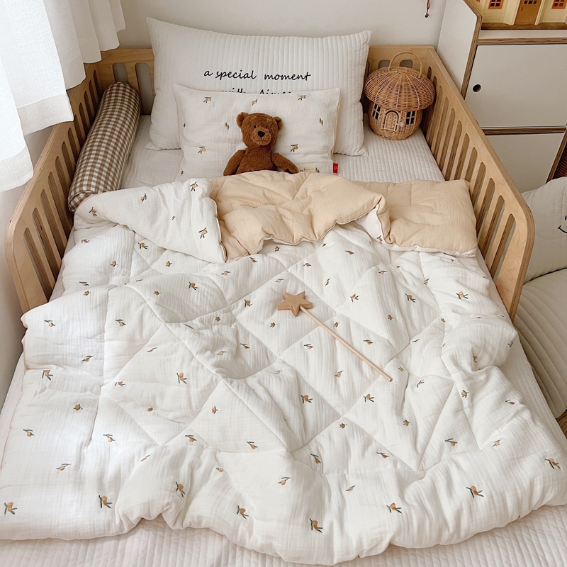 Baby Winter Quilt Kids Cotton  - Embroidery Quilt Cover のレビューと価格