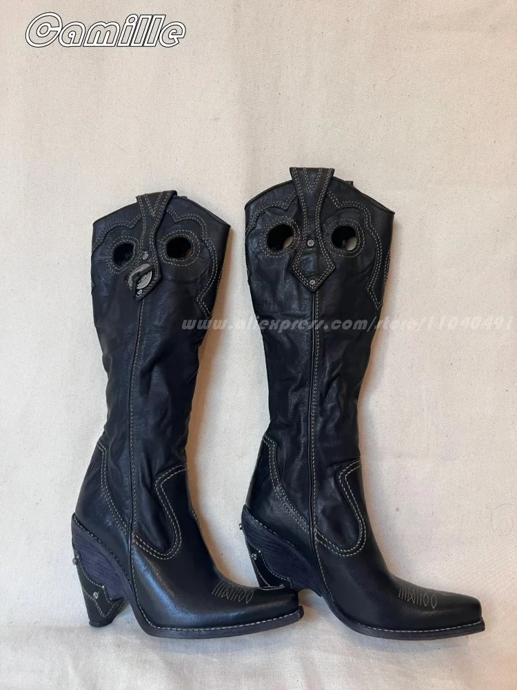 2025 Fashion All-Match Pleated - Embroidery On Leather のレビューと価格