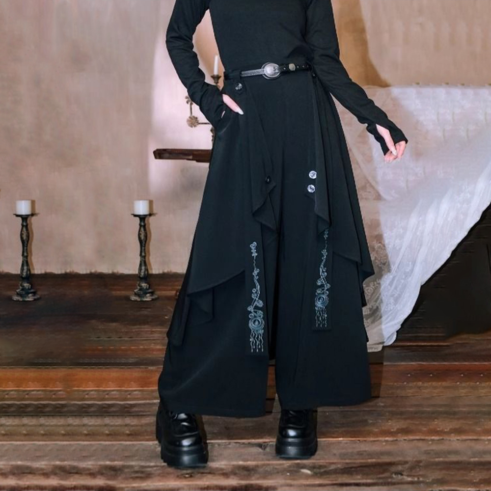 Dark Gothic Embroidered Ribbon - Embroidery Gothic のレビューと価格