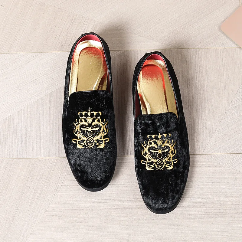 Spring New Men Leather Casual  - Embroidery On Leather のレビューと価格