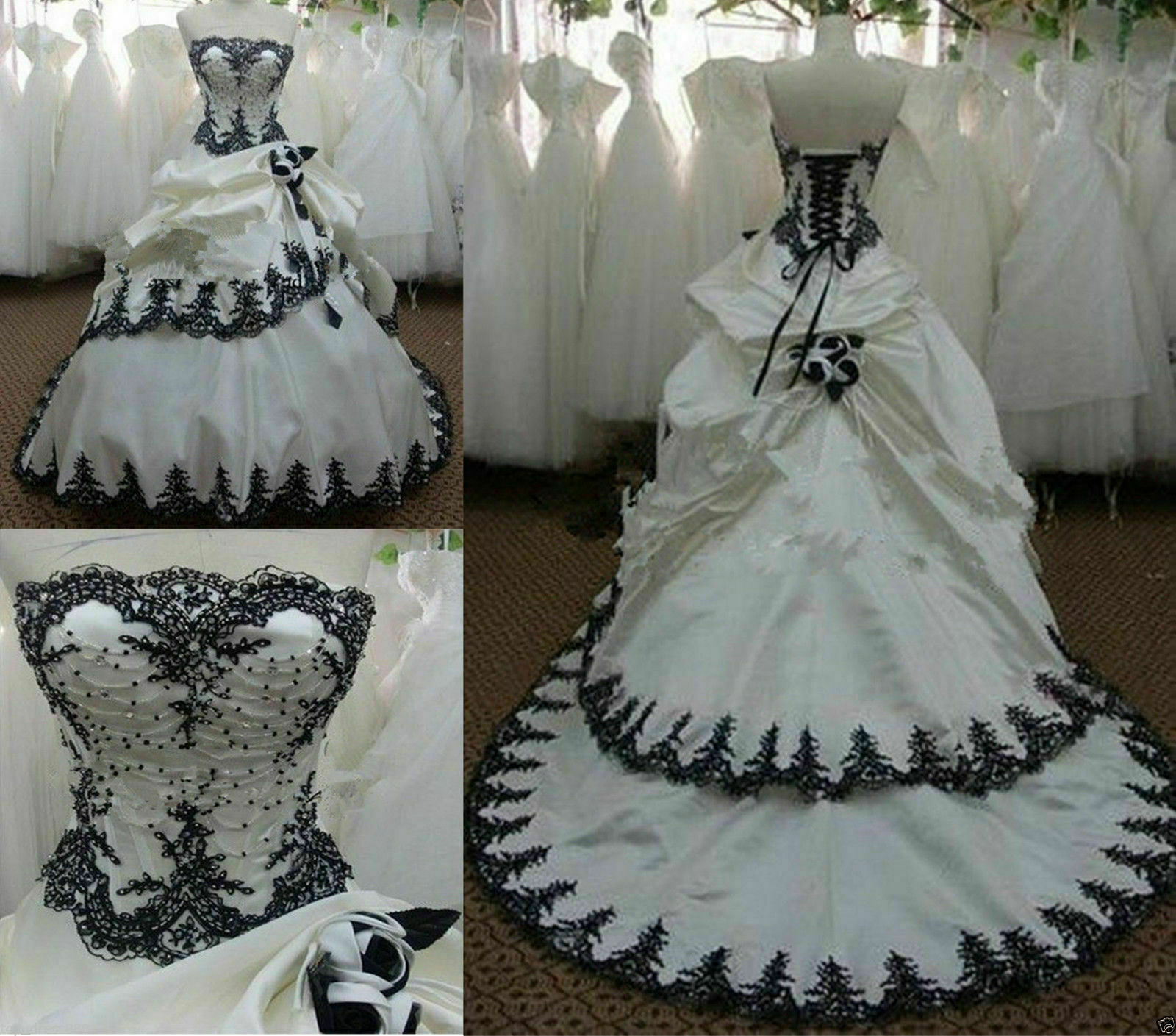 Vintage Wedding Dress Gothic B - Embroidery Gothic のレビューと価格