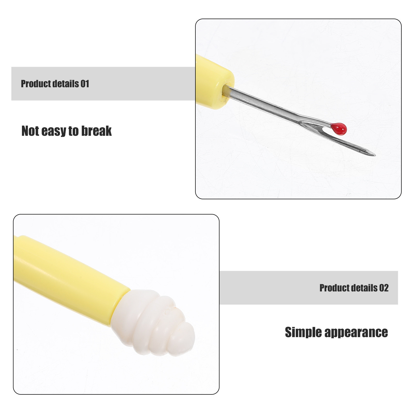 2-in-1 Seam Ripper Thread Remo - Embroidery Removal Tool のレビューと価格