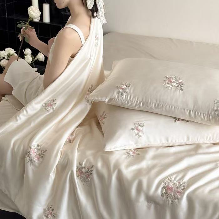 Luxury France Style Lyocell Fi - Embroidery Quilt Cover のレビューと価格