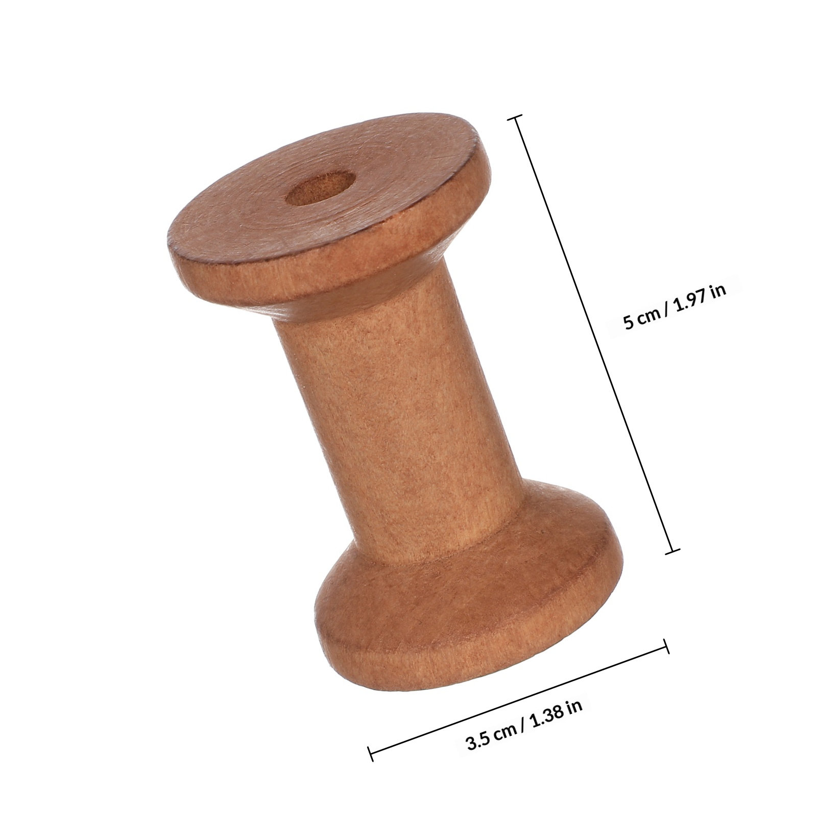 20Pcs Empty Wood Spools Thread - Embroidery Thread Yarn のレビューと価格