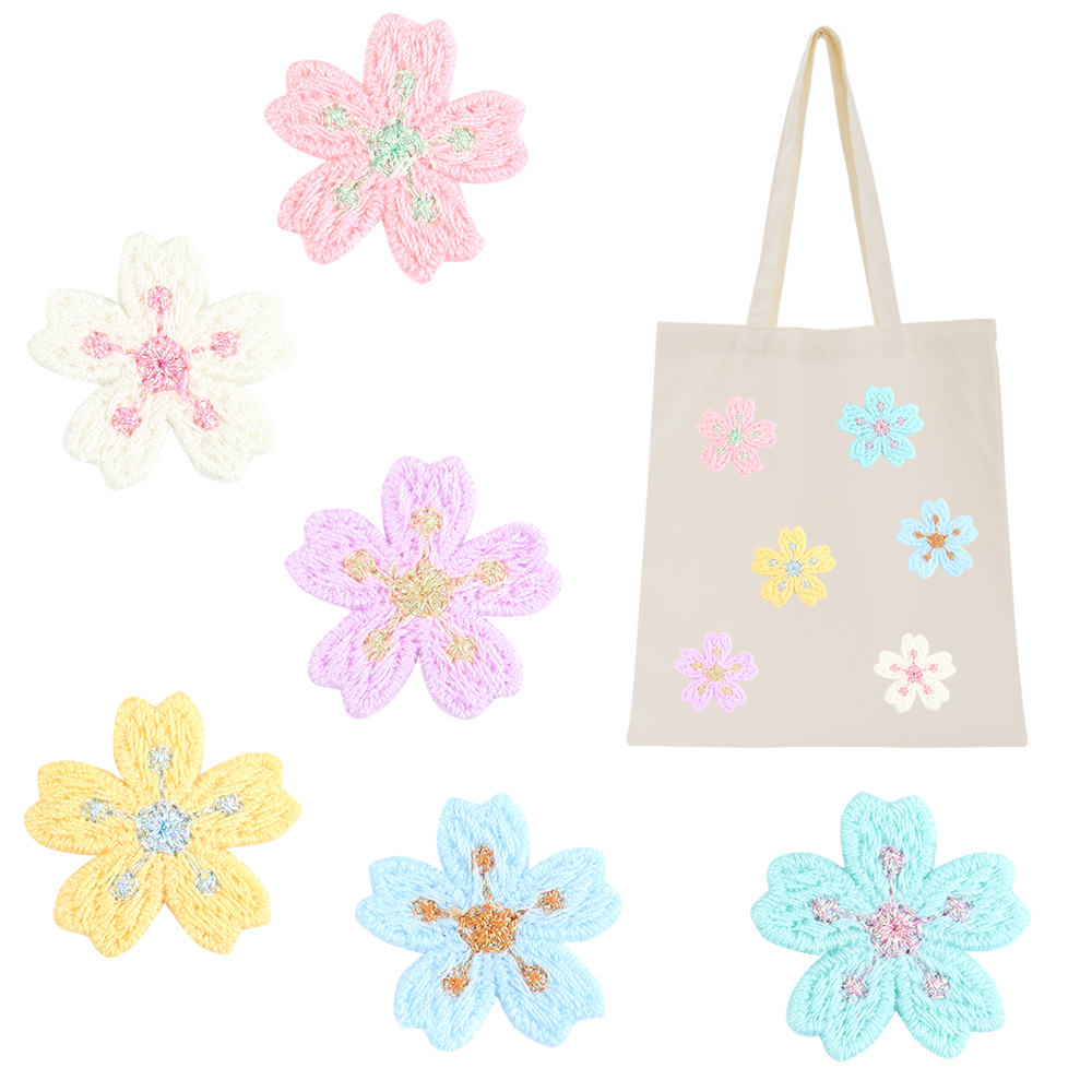 20pcs/lot Colorful 2.4cm Embro - Embroidery Cloth のレビューと価格