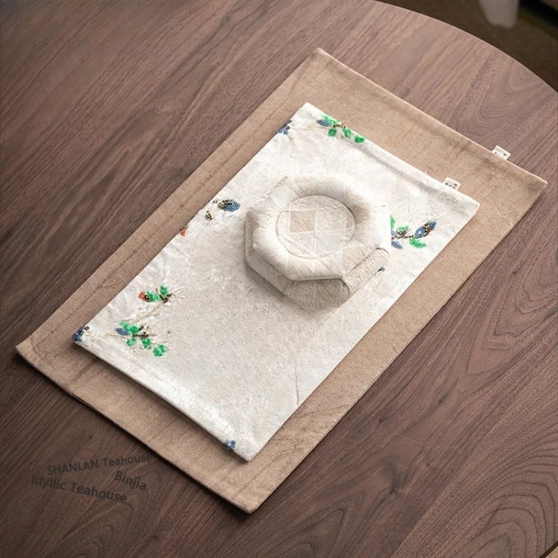 Brocade Embroidery Fabrics Tea - Embroidery Cloth のレビューと価格
