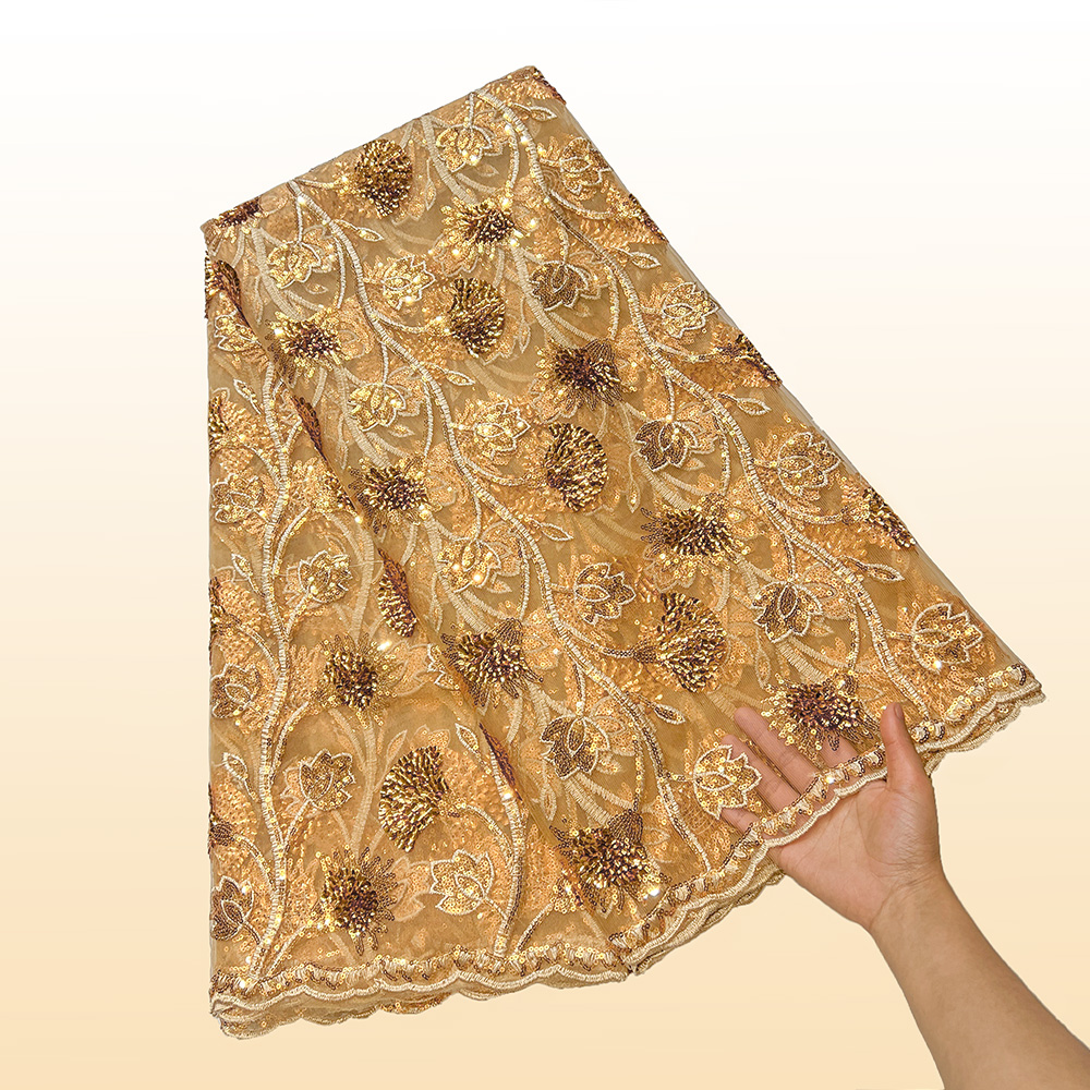 LACE French Lace Fabrics 5 Yar - Embroidery Gradient のレビューと価格
