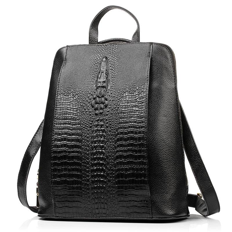 Zency Women's Crocodile Leathe - Embroidery On Leather のレビューと価格