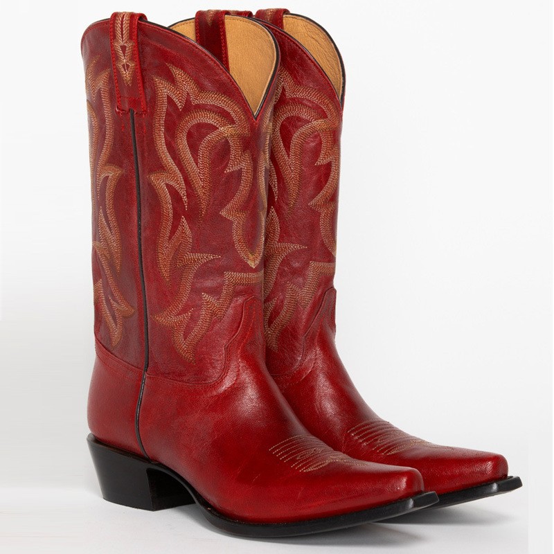 New Embroidered Women's Boots  - Embroidery On Leather のレビューと価格